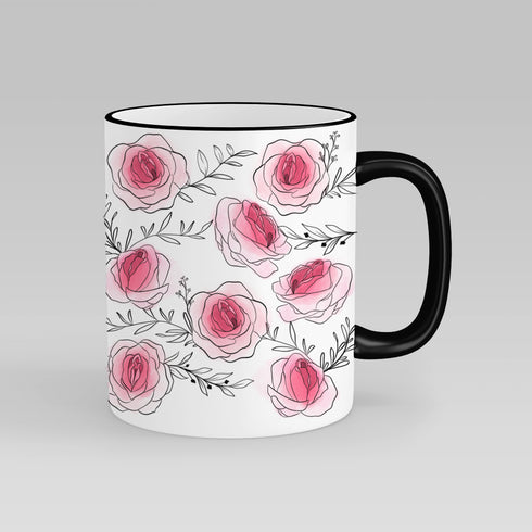 Roses Vulva Mug